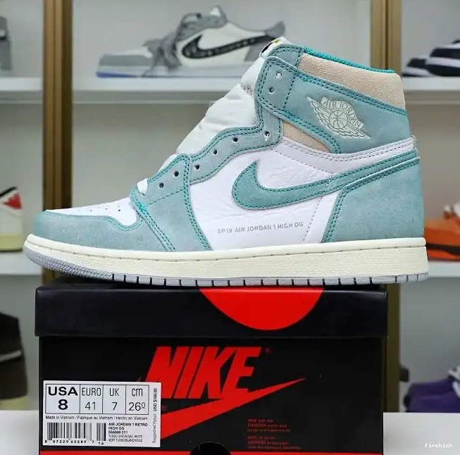 AIR OG 1 HIGH GREEN' 'TURBO JORDAN RETRO 0424